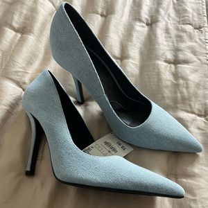 Brand New Denim Zara Heels